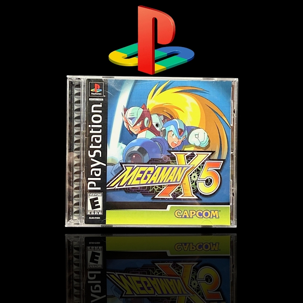 Mega Man X5 PS1 Original Tested Working Megaman Complete Playstation